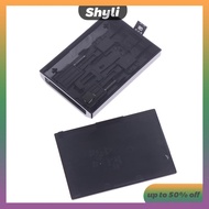 Shyli สำหรับ Xbox 360บางเฉียบภายในฮาร์ดดิสก์สีดำเคส HDD สีฟ้าใส