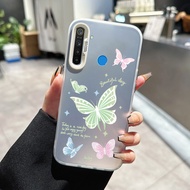 Case For Realme 5 5i 5s 6i C3 C3i New Ultra-Thin Phone With Clear Butterfly Silicone Protective