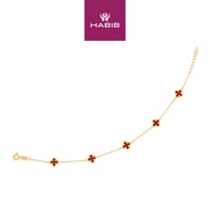 HABIB Coral Bracelet in 585/14K Yellow Gold YOMB00076
