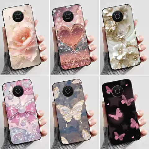 Printed Phone Case For Nokia X20/Nokia X10/Nokia X100/Nokia XR20 Capa Soft Silicone Black Shell Cove