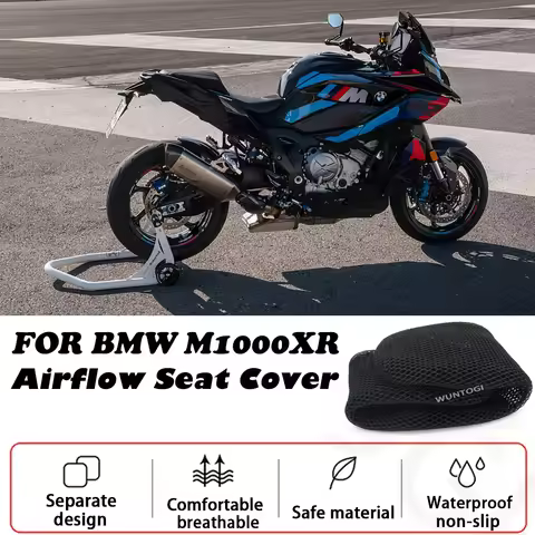 For BMW M1000 XR M1000xr 3D Airflow Seat Cover Motorcycle Cooling Seat Cushion Cover 2024 New M1000X