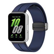 Silicone Dây đeo cho Samsung Galaxy fit3 Dây đồng hồ khóa nam châm dây đeo cổ tay cho Samsung Galaxy
