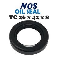 TC 26 x 42 x 8 ( 26 x 42 x 8 ) Oil Seal Ring NBR Rubber Oil Seal Hub Sprocket YAMAHA Y15ZR Y125 RXZ 