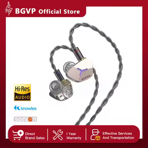 BGVP DMA Bone Conduction Driver Armature Hybrid Unit HIFI In-ear Earphone