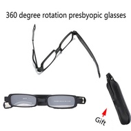 Folding Reading Glasses Men Rotation Foldable Reading Glasses Women +0.75 +1 +1.5 +2 +2.5 +3 +3.5 +4