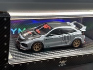 1/64 YM Model Whiteline Civic Type R FK8   合金模型