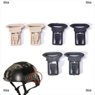 [itisu] 2x Fast Helmet Buckles Clips For Guide Rail Airsoft Tactical Helmet Accessories