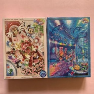 全新日版 Tenyo puzzle Disney stained art 迪士尼彩色透明膠片砌圖500塊(25x36cm) 米奇水族館 結婚 婚禮 唐老鴨 高飛狗