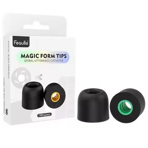 2Pairs TP45 Spiral Memory Foam Eartips for Sennheiser ie40Pro IE80s se215 Comply In-Ear Headphone An