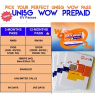 UNI5G WOW PREPAID Huge 5G/4G prepaid data plans to keep you connected anytime, anywhere