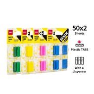 DELI - STICK PAPER / STICKNotes STICK/ 44X25MM FILM INDEX 50X2SHT A10001