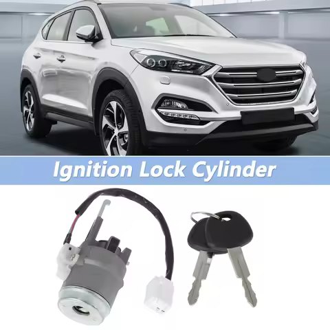 UXCELL Ignition Lock Cylinder with 2 Key for Hyundai Tucson 2005-2009 No.819001FB00