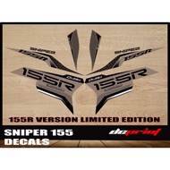 Sniper155 DECALS R VERSION LIMITED EDITION