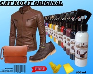 cat kulit warna putih netto 100 mlcat untuk bahan kulitcat jaket kulitcat sepatu kulitcat tas kulitd
