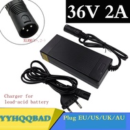 36V 2A lead-acid battery charger electric scooter e-bike wheelchair Charger lead acid battery 3-Pin XLR Connector
