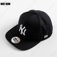 MLB NY LA B khaki basic baseball cap with embroidered logo snapback tail - Nhat Quan Asia nhatquanas
