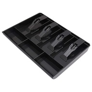Cash Register Drawer - Cash Money Tray Replacement 4 Bill/3 Coin Cash Register Insert Tray12.6 x 9.6