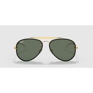 Original Rayban Blaze Aviator RB3584 Gold Frame Glasses