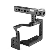 【PULUZ. dg】 PULUZ Video Camera Cage Stabilizer with Handle for Sony A6600 / ILCE-6600(Black)