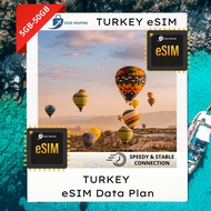 【eSim】Turkey esim (30GB) Unlimited Travel Roaming eSIM Data【5GB-30GB】GOGO ROAMING Travel eSIM
