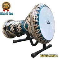 Darbuka 9 inch motif marble mica aha percussiondaun Original