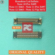 MESIN Infinix Note 10-11-12- Zero X Pro-Zero X Neo 38PIN LCD Connector Machine 38 PINOriginal