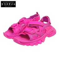 Balenciaga Track涼鞋，狀況極佳，女款，粉紅色，36碼（617543）。