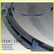 ♞Universal Matte Black Front chin / Front Bumper kits for Mirage Hb, G4 , Civic , City , Vios , alt