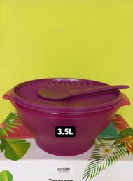 TUPPERWARE LARGE RICE BOWL WITH SPOON / WADAH NASI / TEMPAT PENYIMPANAN NASI HANGAT / WADAH NASI DIL