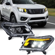 Head Lamp For Nissan Navara NP300 2014-2022 LED Headlights Daytime Running Light Driving Turn Signal