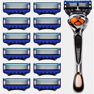 新品现货男士2026吉利手动剃须五层片刮胡通用5层头胡须Men’s 2026 Jili Manual Shaver with Five Blades20260708