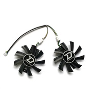 [padc] 2 Pack GA92B2U 85mm 4PIN Rx 570 Gpu Fan for Dataland Rx 560 Xt RX570 Rx 580 Powercolor Radeon