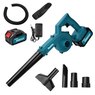 MAKITA เป่าลมไร้สาย ไร้สาย เครื่องเป่าลมไร้สาย 5000W 2in1 การดูดและการเป่า รุ่นครัวเรือนพลังงานสูง ล