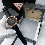 jam tangan pria guess collection gc y27002g1 kulit original bm 4.5cm