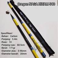 Oriindo Joran Tegek Carbon Dan Set Kolong Oregon Naga Hitam 360 450 540 630 Original Tangkai Pancing