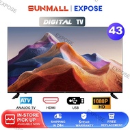 EXPOSE  Digital TV LED 32 Inch TV 43 Inch FHD 1080P  with HDMI and USB port  电视机 43寸 Television Smart TV3-year warranty