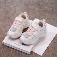 9.9 Girls Sports Shoes New Kids Mesh Sports Shoes Breathable Casual Sports Shoes Thick Bottom Shoes
