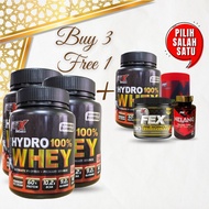 [BUY 3 FREE 1] HYDRO WHEY FEX NUTRITION PAKEJ KOMBO - UTK NAIK OTOT