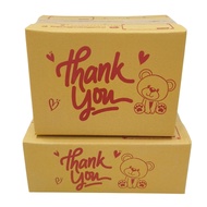 20 Sheets Parcel Box Thank You Postal (Red Bear KA) B CD B+7 2b C D E C+8 2c