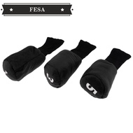 3x Golf Headcovers Head Cover Protector For Driver Fairway Hybrid Woods Club