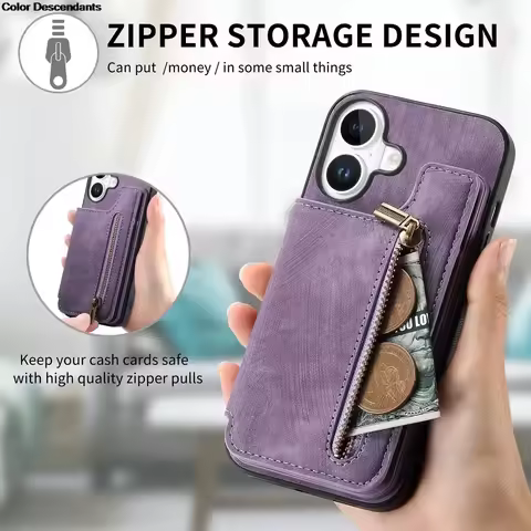 For Vivo V40 SE 5G Luxury Case Zipper Wallet Leather Back Panel Cover For Vivo V25E V27E V30 V29 V27