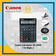 Canon AS-2600 / Canon Calculator 16 digit / Kalkulator Canon / Big Calculator Big Screen / Kalkulato