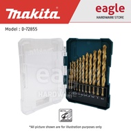 Makita D-72855 1.5 ~ 6.5mm HSS-TIN Drill Bit Set, 13pcs, Plastic Case