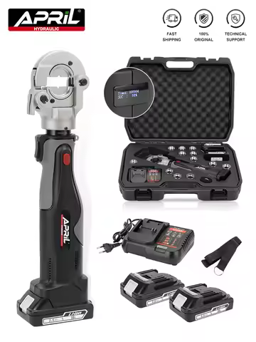 APRIL Portable Battery Crimping Tool For Copper Aluminum Cable Terminal 10-300mm²