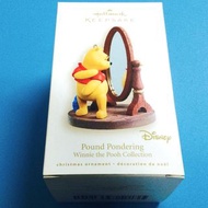 迪士尼 Hallmark keepsake 小熊維尼 Winnie the Pooh Collection Pound Pondering Christmas X’mas 聖誕裝飾 擺設