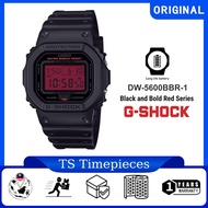 G SHOCK Black and Bold Red Series Men Sports Watch DW-5600BBR-1 / DW-5600BBR / DW-5600 / DW5600BBR /