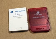PS日版週邊- 原廠記憶卡，PS+PS2各一片，2片一起（7-11取貨付款）