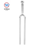 WITTEE 2PCS Tuning Fork, 440Hz Silver Color 440Hz Tuning Fork, Durable Steel Standard A Tuner Device