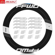 {New} Style Road Bike FFWD F9D Wheel Set Sticker Bicycle Decoration Rim Carbon Rim Rim Sticker Scrat