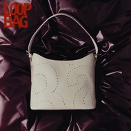 [❤️‍ซีรีส์ใหม่!]Rally Loop Bag แท้กระเป๋าหนังสะพายข้างทรงโฮโบลายโลโก้ ทั้ง 3 สี กระเป๋า Rally Moveme